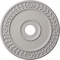 Ekena Millwork Wreath Ceiling Medallion (Fits Canopies up to 6"), 21 1/8"OD x 3 5/8"ID x 7/8"P, Ultra Pure White CM21WRUWF - alternate 1